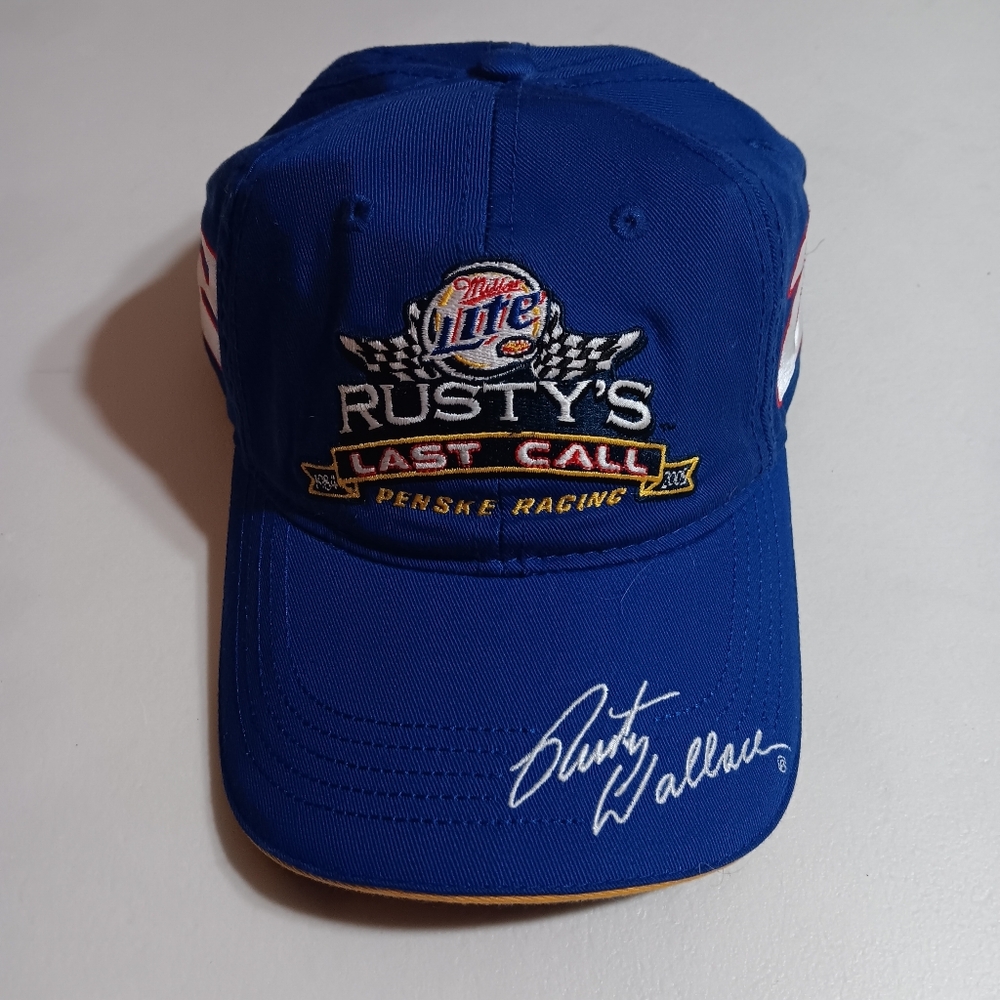 Miller Lite Rusty's Last Call Blue Cap